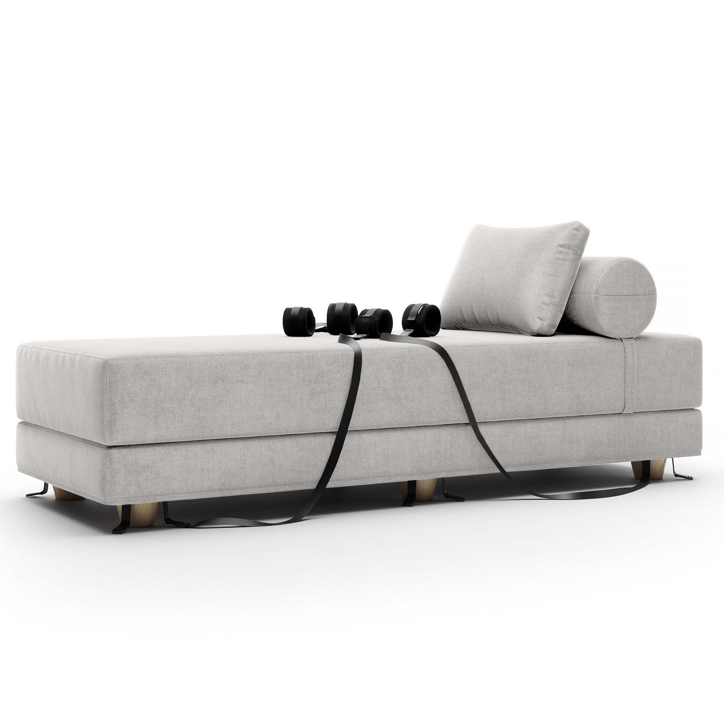 Black Label Divan Daybed with Cuffs