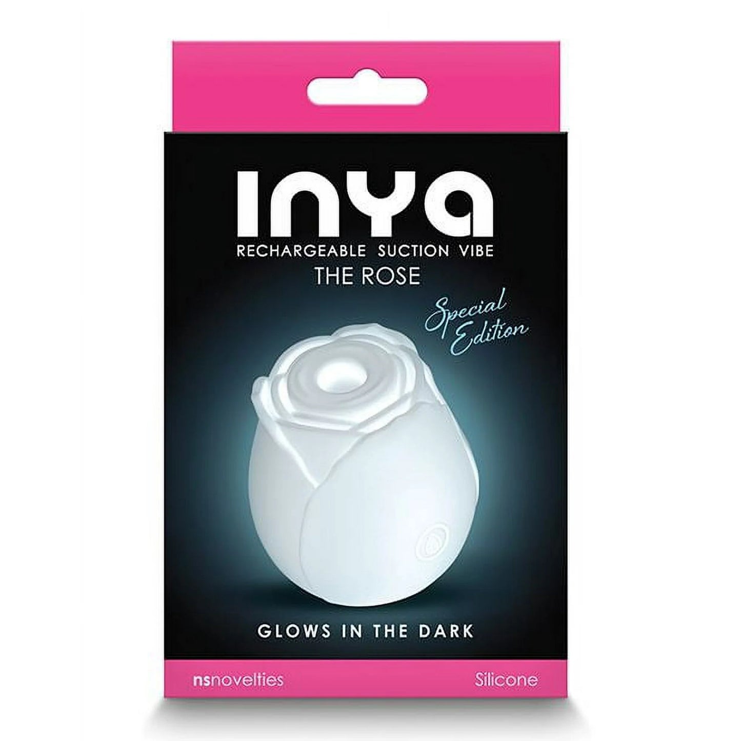 Inya The Rose Rechargeable Suction Vibrator - Glow in the Dark