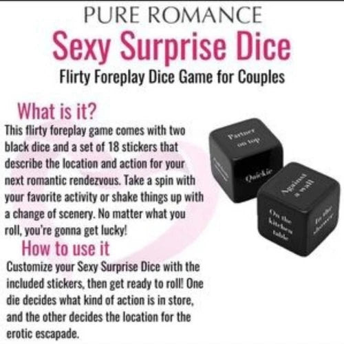 Sexy Surprise Dice