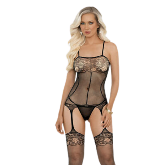 Floral Lace Bodystocking