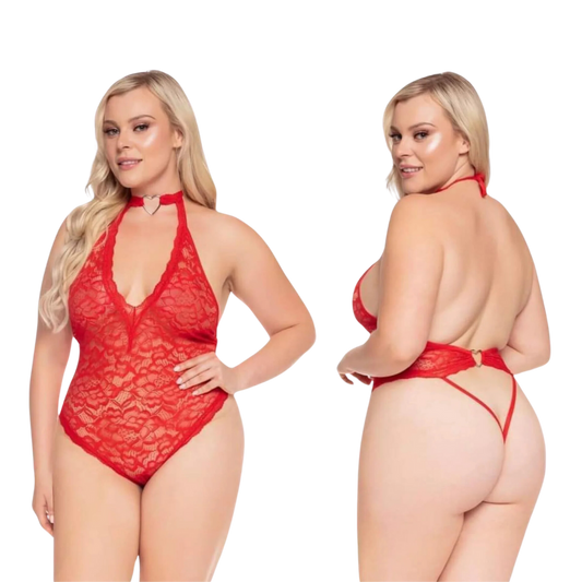 G-String Bodysuit w/ Heart Detail