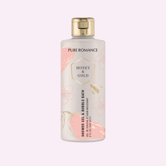 Shower Gel & Bubble Bath - Honey & Gold