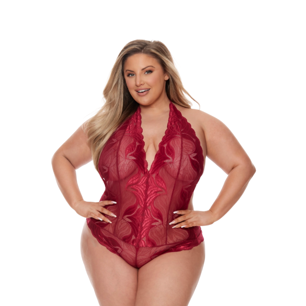 Scarlet Lace Bodysuit