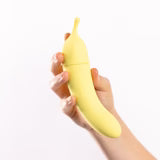 Banana Cream Dual Ended Air Pulse & G-Spot Vibrator