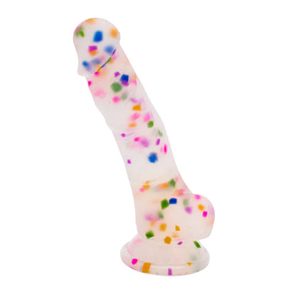Cock-a-Palooza – Confetti Silicone Dildo | Beginner-Friendly & Strap-On Compatible