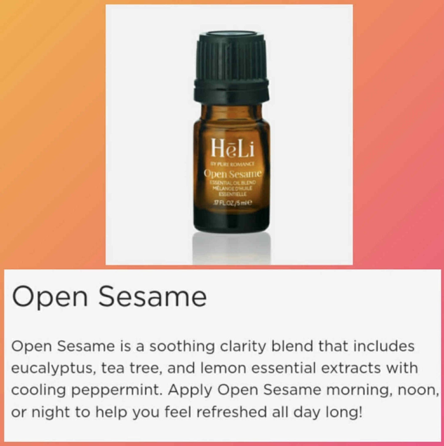 HeLi Open Sesame Respiratory Blend